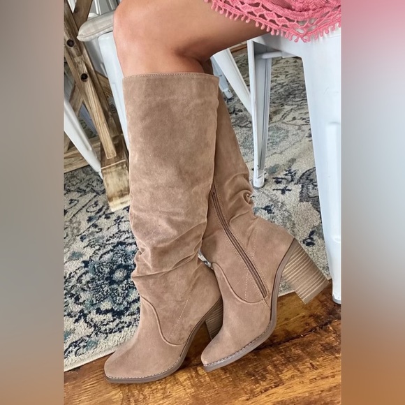 Universal Thread Shoes - Universal Thread Harlan Dress Boots Taupe